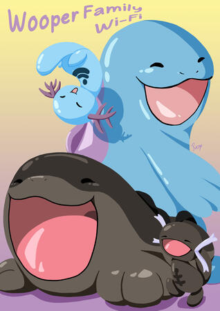 Wooper Family WiFi (Pokemon) Wooper Family WiFi (Pokemon)