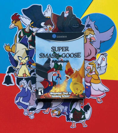 Super Smash Goose Melee Sticker Pack Super Smash Goose Melee Sticker Pack