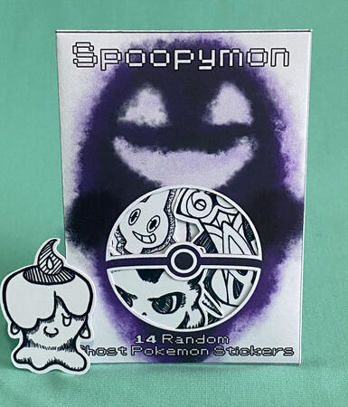 Spoopymon Sticker Pack