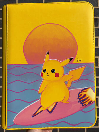 Pikachu Card Binder Pikachu Card Binder